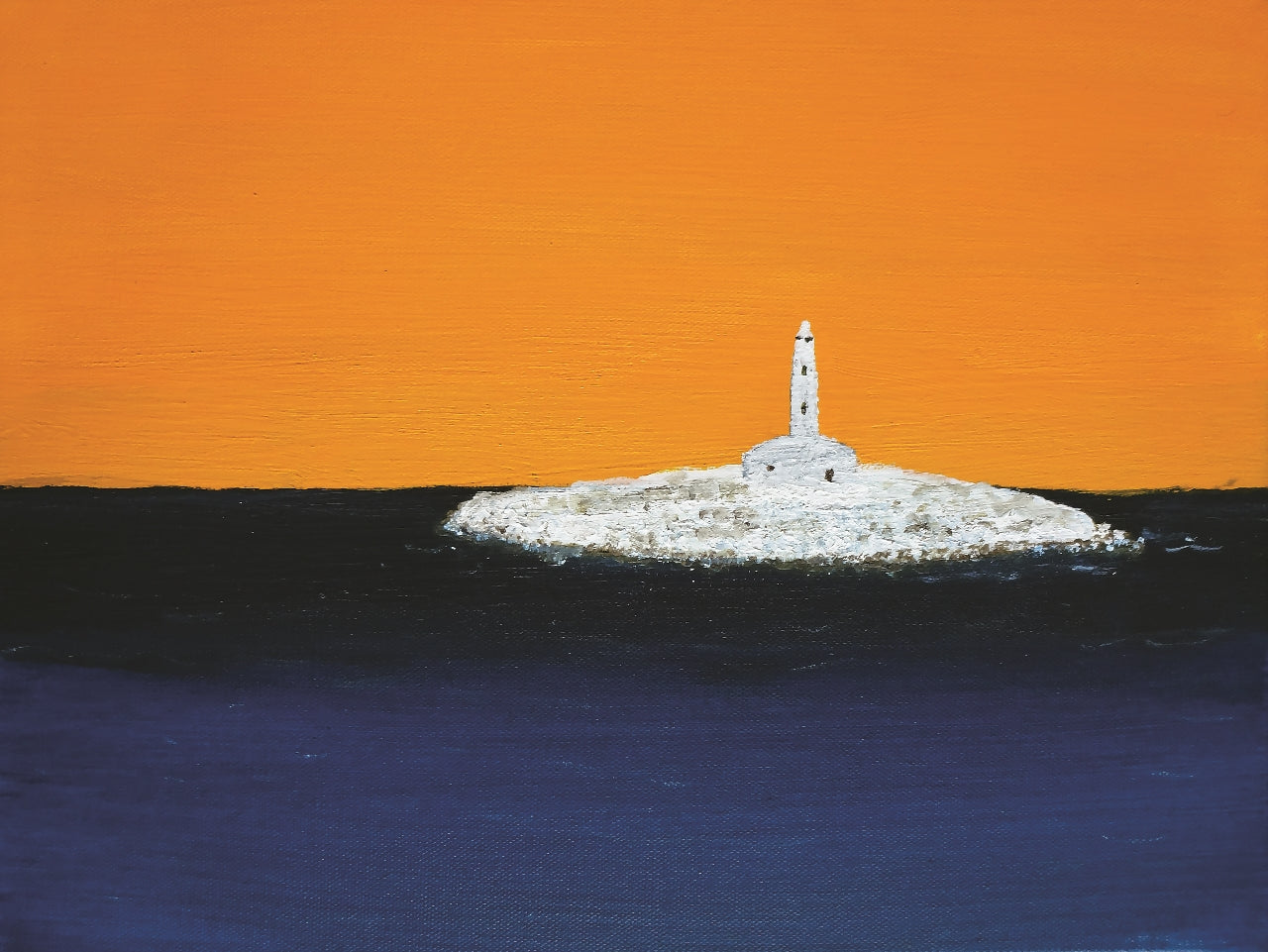 115. Denis Petrovčić, "Svjetionik", 40x53 cm