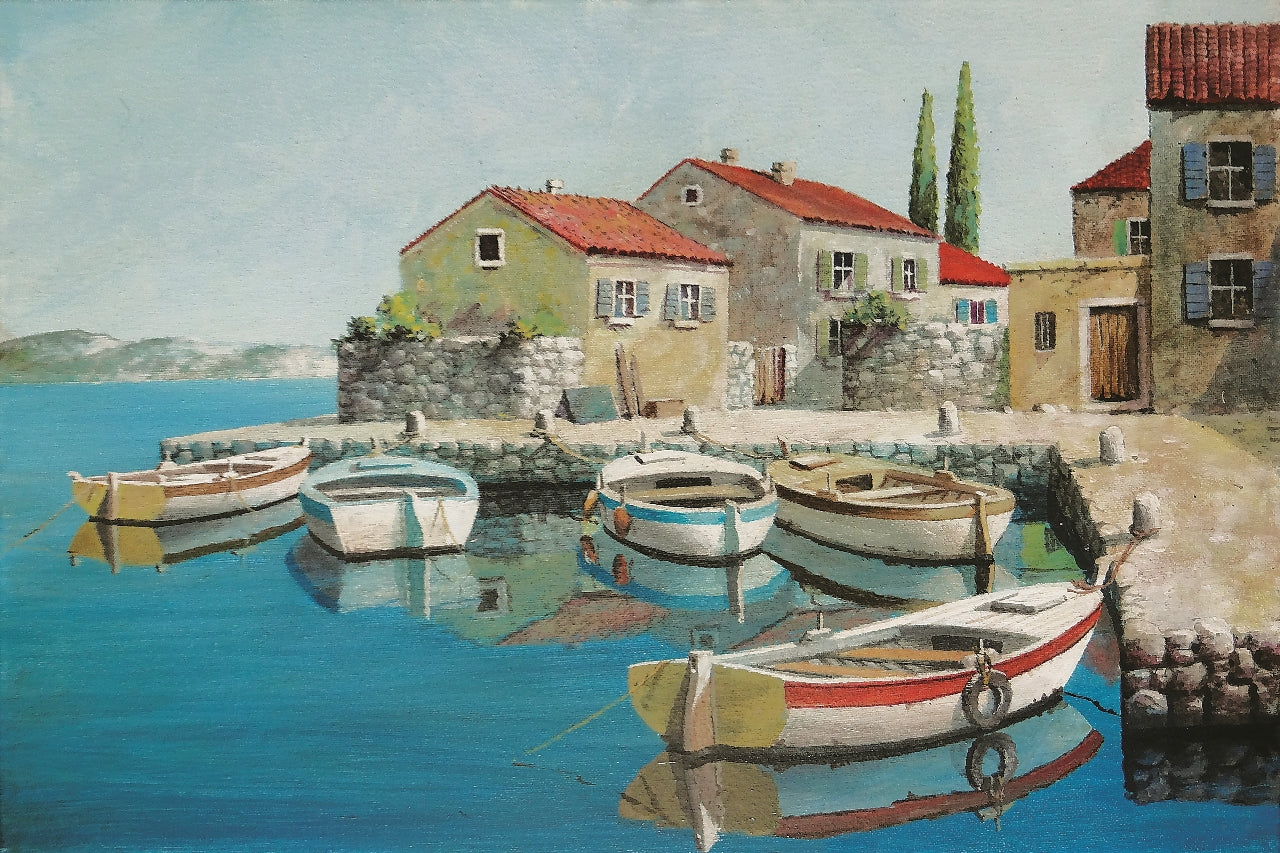 124. Mladen Legin, "U lučici", 40x60 cm