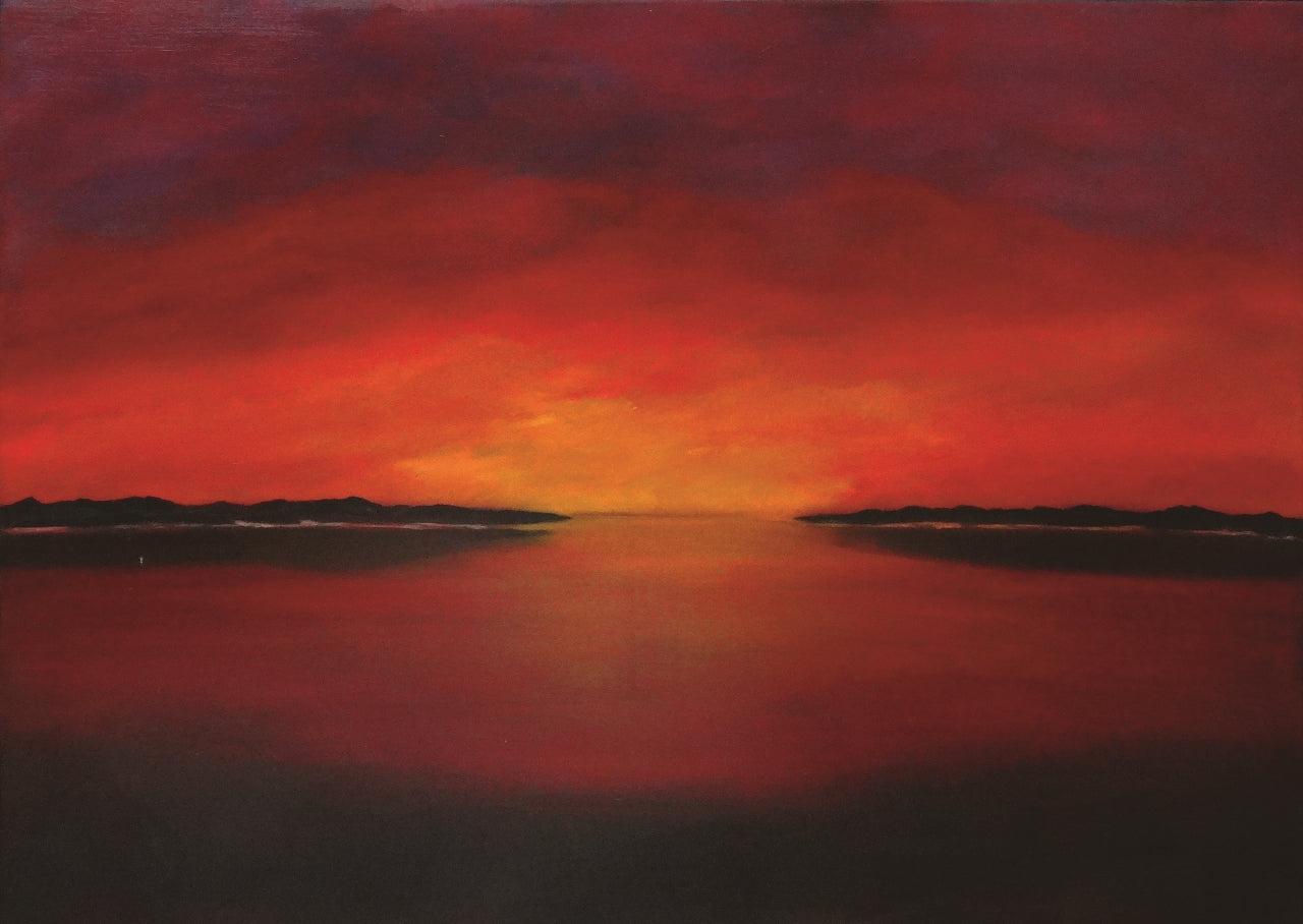 125. Siniša Križanec, "Zalazak sunca", 40x56 cm