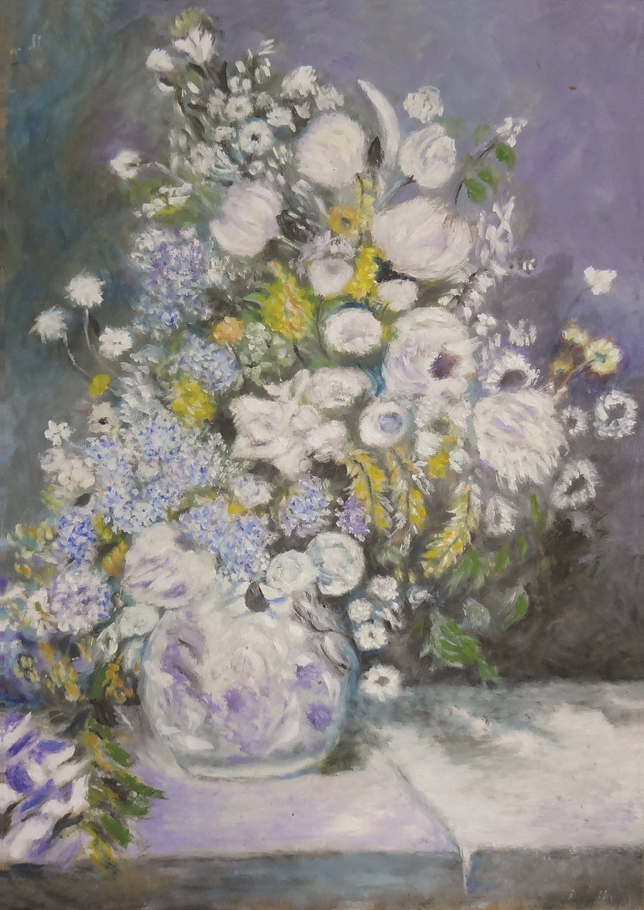 16. Katarina Došilović, "Cvijeće", 53,5x38 cm