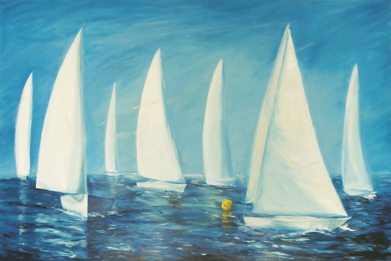 20. Srećka Buljan, "Jedrilice", 40x60 cm