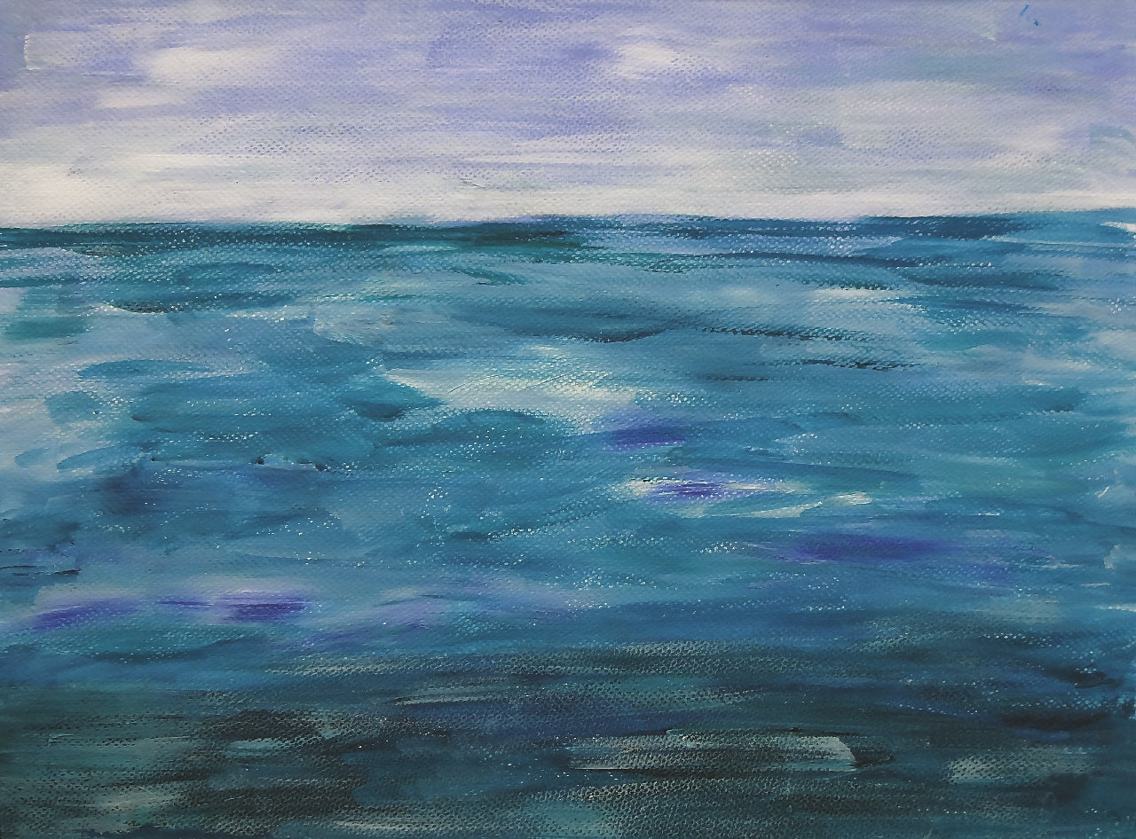 22. Jadranka Pavelić, "Prema moru", 40x54 cm