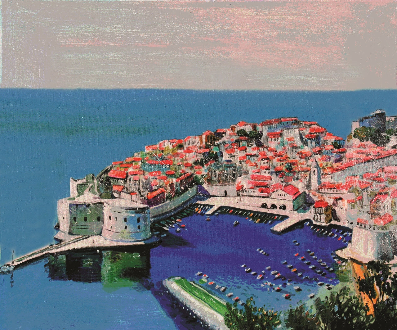 17. Nenad Marasović, "Dubrovnik", 40x48 cm