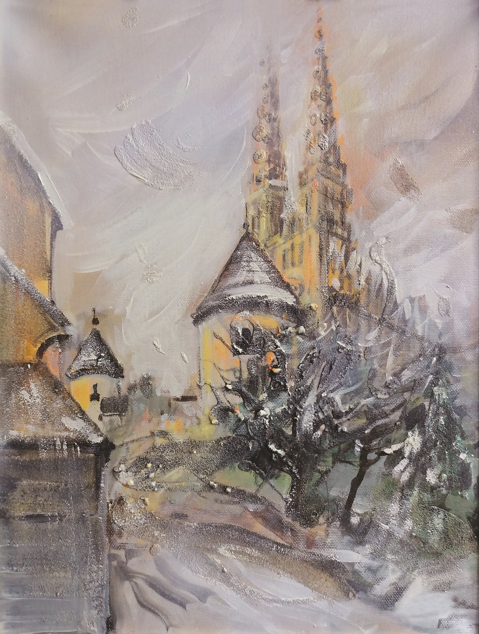 30. Zorica Turkalj, "Katedrala", 50x38 cm