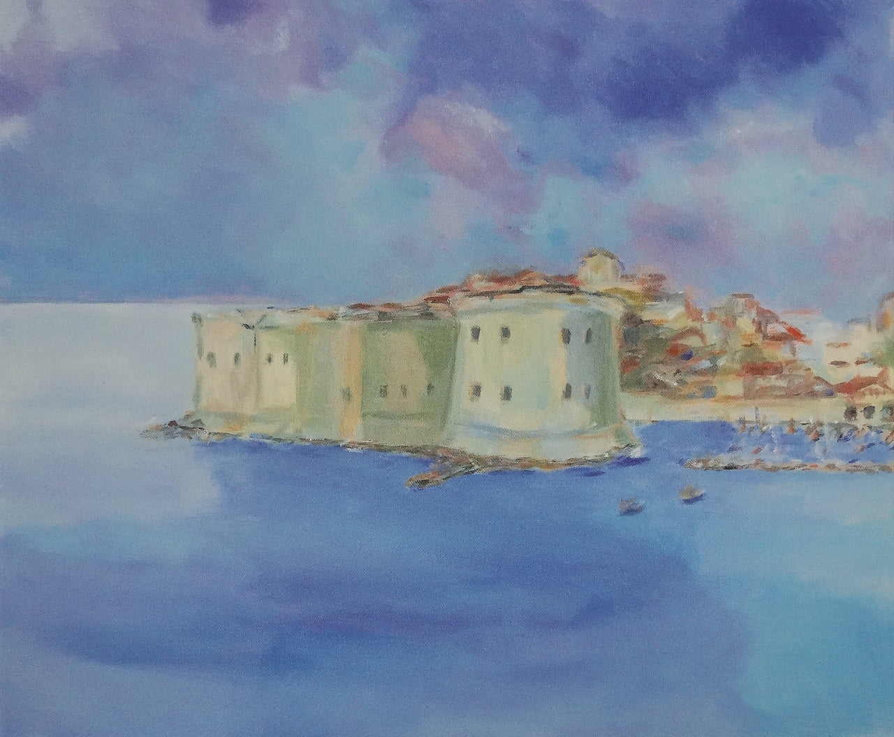 52. Helena Ramljak, "Dubrovnik", 40x48,5 cm