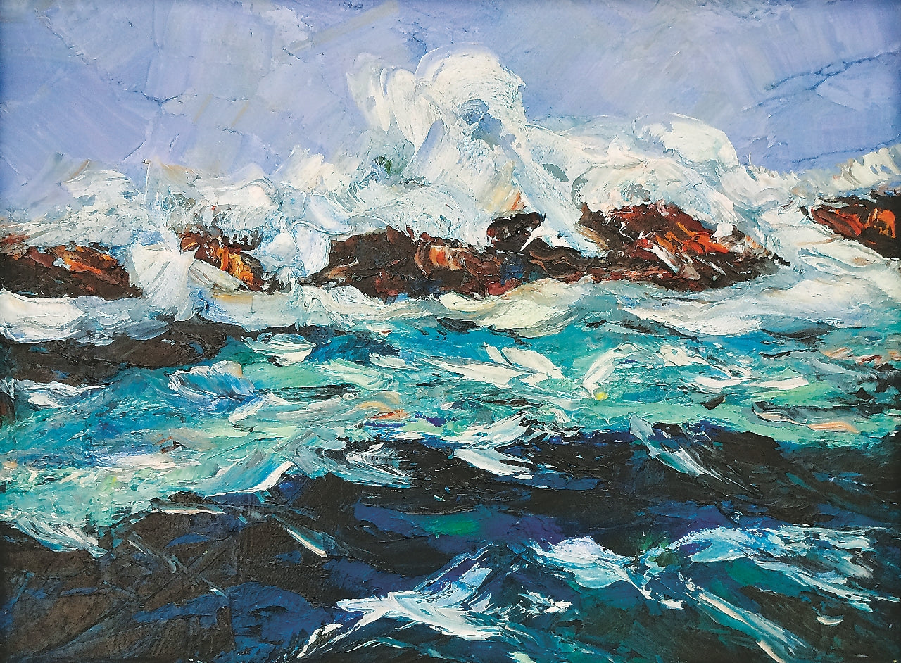 64. Vladimir Vrljić Ankin, "Die Wellen", 40x54 cm