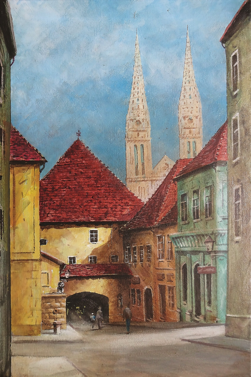 06. Mladen Legin, "Das Steintor“, 60x40 cm