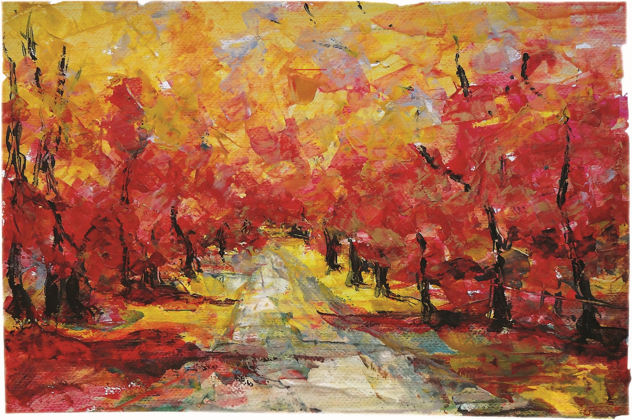 70. Blaženka Zvonković, "Der Herbst", 39,5x59,5 cm