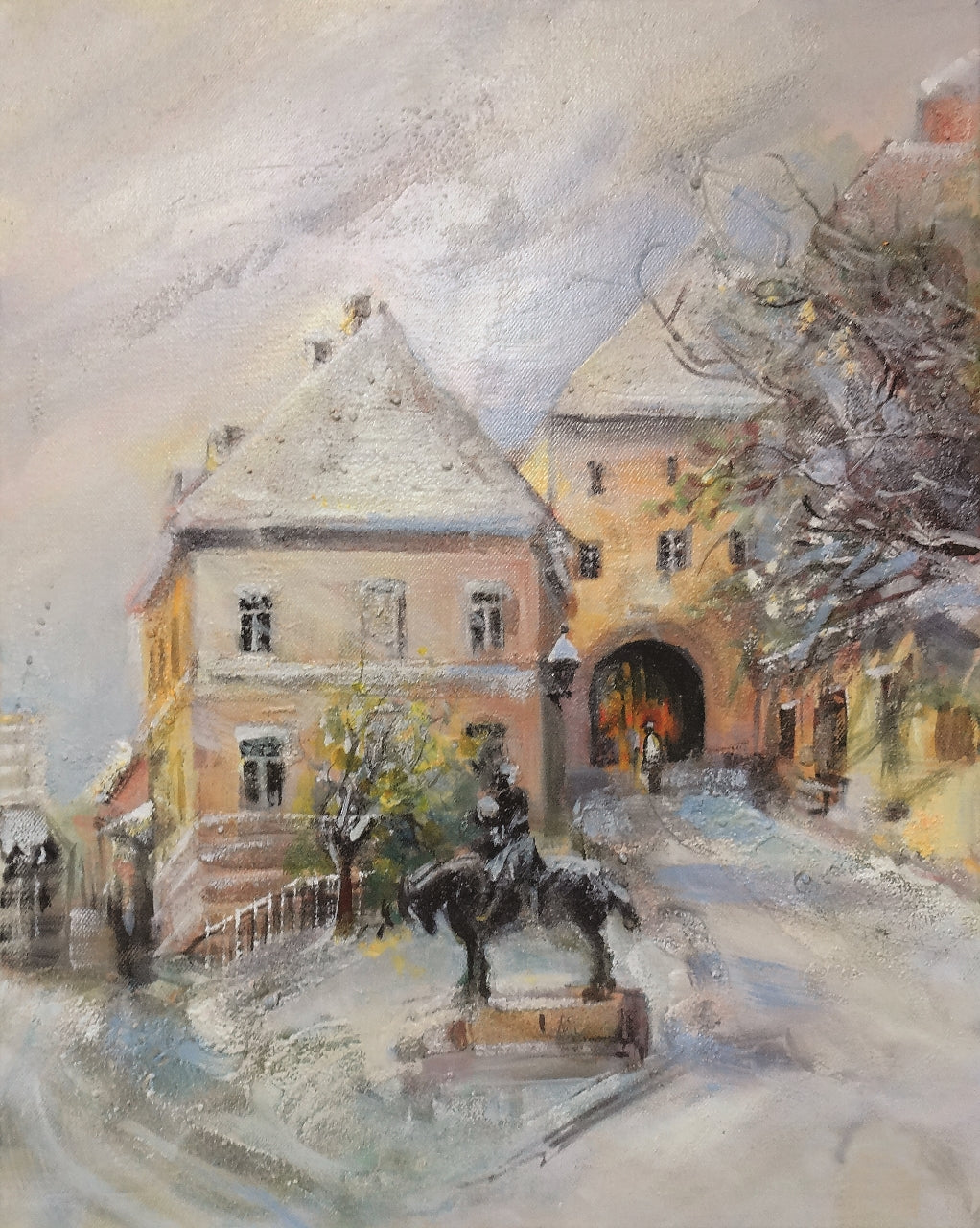72. Zorica Turkalj, "Das Steintor", 47,5x38 cm