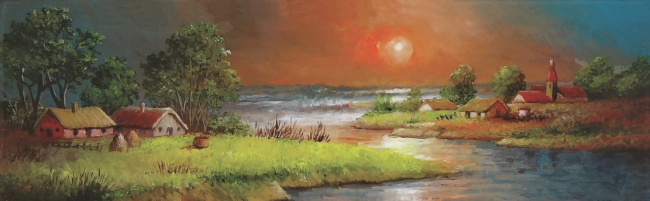 74. Miro Pintar, "The lull", 18x58 cm