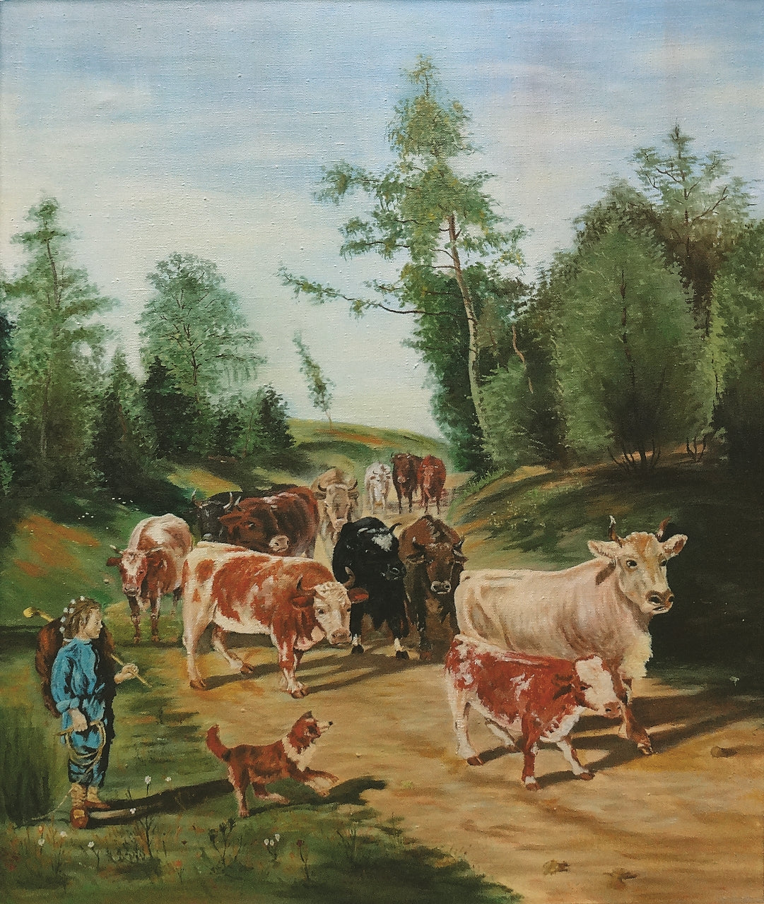 77. Adonis Dokuzović, "Die Rückkehr", 47,5x40 cm