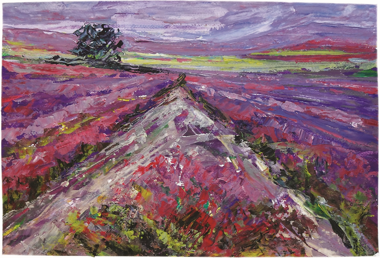 78. Blaženka Zvonković, "In der Lavendelwelt", 39,5x58 cm
