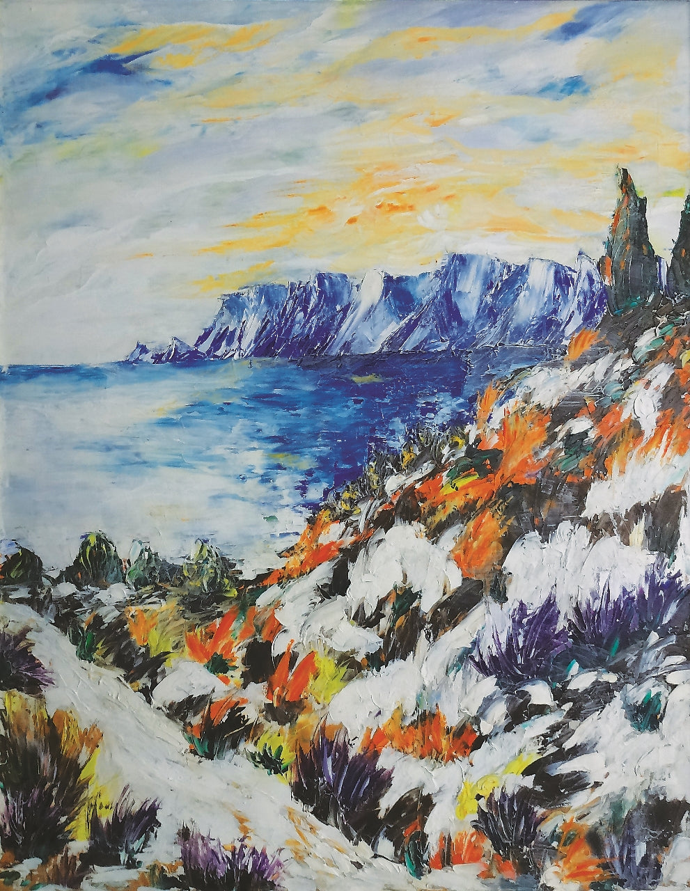 79. Marija Tomić, "Die Bucht", 51,5x40 cm