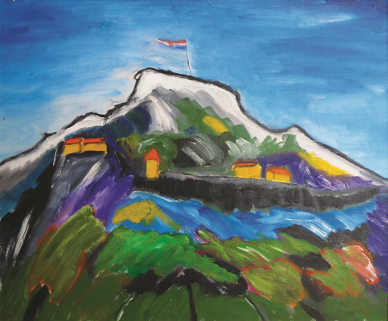 83. Katarina Došilović, "Knin", 38x48cm