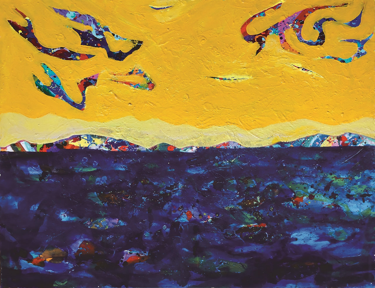 85. Davor Vuković, "Die Inseln", 40x52 cm