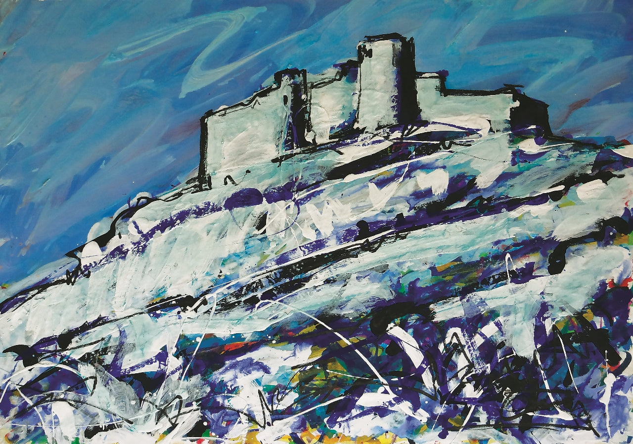 92. Branimir Čilić, "The old town of Ljubuški", 40x57 cm