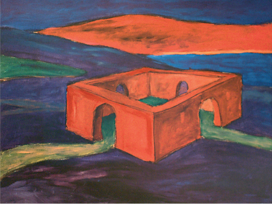 42. Dražen Grubišić, "The lost City", 42x57 cm