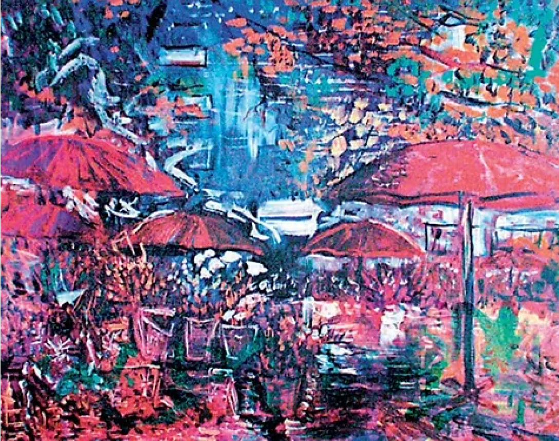 18. Karina Sladović, "Cvjetni trg", 40x53 cm