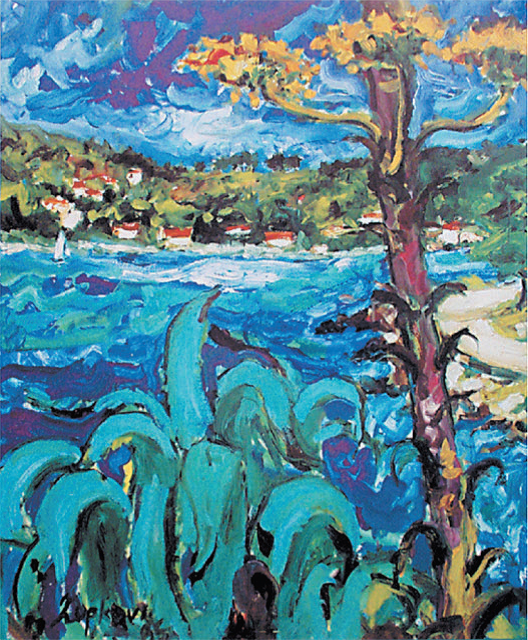 81. Ivica Zupković, "Die Agave", 57x46 cm