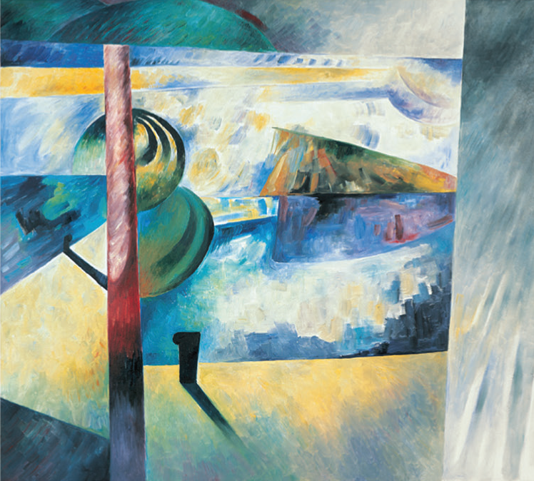 59. Zlatko Živković, "Die Landschaft", 40x44 cm