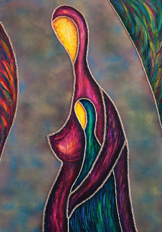 01. Stephan Lupino, "Mother with child", 55,3x40 cm