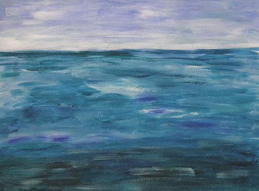 22. Jadranka Pavelić, "Towards the Sea", 40x54 cm