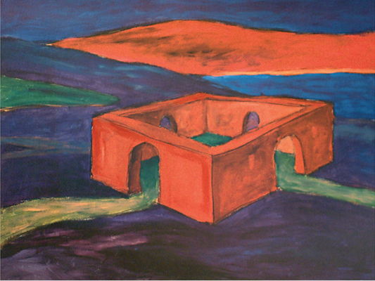 42. Dražen Grubišić, "The lost City", 42x57 cm