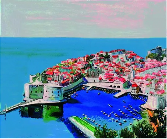 2. Nenad Marasović, „Dubrovnik“, 40x48 cm