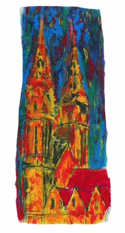 29. Ivica Zupković, „Čempresi“, 46x55 cm